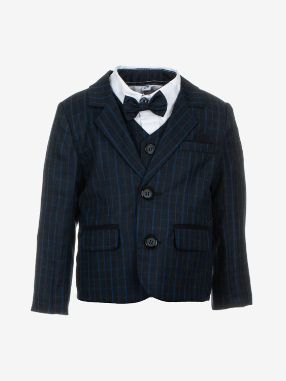 Picture of WS0220- 5 PCS CLASSIC  BOYS SUIT HAVING ALSO A BOW
